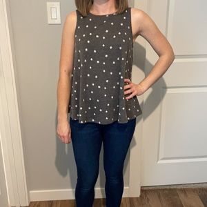 LOFT baby doll tank top size XS